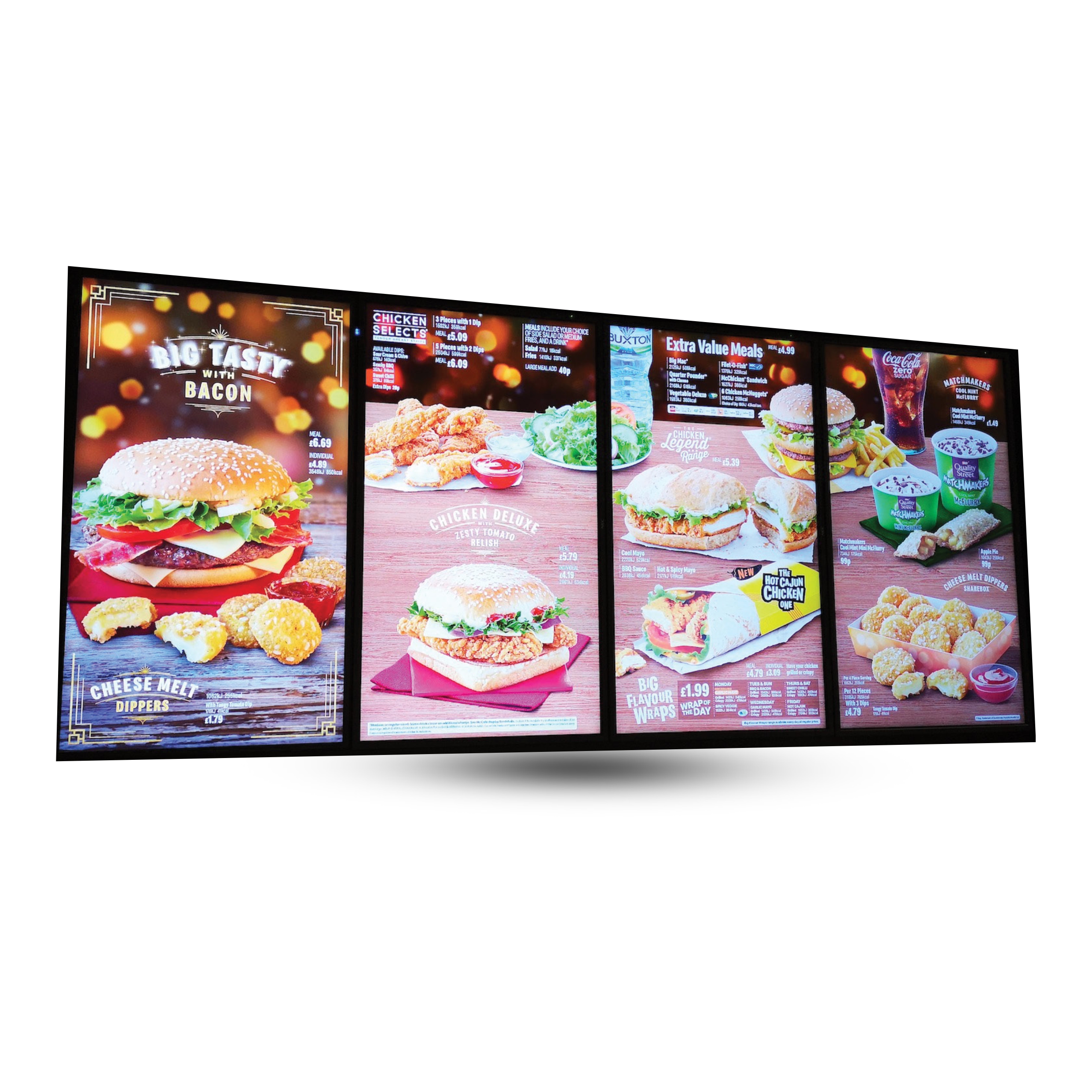 MENU LED DISPLAY